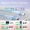 Kabel USB-C Vention 5A 240W 1m Rosa