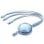 Cable USB Tipo-C 3 en 1 Vention Retráctil 100W 480Mbps 1.1m Azul