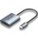 Leitor de cartões USB-C 3.0 2 em 1 Vention SD/TF Alumínio Cinzento