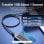 Cable USB-C 3.2 Gen2 Vention TRGWD 5A 100W 50cm Blanco