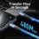 Cable USB-C a USB-C Vention TREBF 5A 240W 1m Negro y Azul