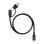 Cable USB-C 3.2 Gen2 Nanocable 10.01.4801 1 m 60 W 10 Gbps Negro
