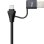 Capturadora de Video HDMI Nanocable 10.15.0001 USB-C/USB-A 4K 30Hz Gris