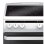 Cocina Independiente Amica 58CE2.315HQ(W) 4 Zonas Cerámicas Horno Eléctrico 62 L Clase A
