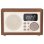 Relógio Despertador Blaupunkt HR5BR Digital FM LCD Bege