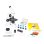 Microscópio Levenhuk Rainbow 50L Plus Branco Kit de Experiências Educativas