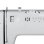 Máquina de coser Łucznik Milena II 419 Blanco 22 puntadas brazo libre