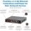 Conmutador Tripp Lite NG5POE-M2 5 Puertos 2.5 Gbps PoE+ 70W Metal