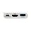 Adaptador USB-C a HDMI con Puerto USB-A y Carga PD, Blanco