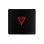 Alfombrilla para ratón Modecom Volcano Elbrus Negro Rojo Tela 400x437mm