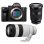 Câmara Mirrorless Sony Alpha 7 III 24MP Full-Frame 24-70mm e 70-200mm WiFi