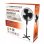 Ventilador de Pie Esperanza EHF001KK 50W 40cm 3 Velocidades Oscilación Ajustable Base Antideslizante