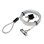 Cavo antifurto LogiLink NBS009 1,8 m 2 chiavi Argento