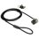 Cavo antifurto Value 1,7 m chiave rotonda PVC acciaio nero