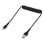 Cable USB A a USB C StarTech.com 50 cm Rizado Negro USB 2.0