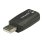 Adattatore audio USB-A a 3,5 mm Manhattan 5.1 canali nero