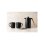 Cafetera Manual Bodum Douro 1 L Porcelana Negra 8 Tazas