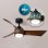 Ventilador de Techo con Luz Cecotec EnergySilence Aero 5330 Jelly Dark 30W 132cm 6 Velocidades Motor DC Mando Temporizador Invierno