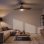 Ventilador de Techo con Luz Cecotec EnergySilence Aero 5330 Jelly Black&Wood 30W 117cm 6 Velocidades Motor DC Aspas Retráctiles Mando Temporizador
