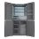 Frigorífico Americano Cecotec Bolero CoolMarket 4D 503 No Frost 177,5cm 503L D Gris