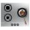 Placa de gas Cecotec Bolero Squad GN 3200S Inox 3 fuegos 6,25 kW