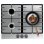 Placa de gas Cecotec Bolero Squad GN 3200F Inox 3 Fuegos