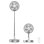 Ventilador Portátil Plegable Cecotec EnergySilence 800 FoldAir 7200mAh 4 Velocidades Oscilación con Mando