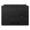 Teclado Microsoft Surface Pro Magnético AZERTY Francés con Touchpad y cubierta negra
