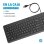Teclado HP 150 alámbrico completo USB tipo A negro con teclado numérico