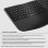 Teclado HP 685 Comfort de membrana inalámbrico completo con teclas programables y reposamuñecas