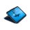 Clavier Logitech Rugged Combo 4 AZERTY bleu avec trackpad et protection robuste