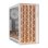Torre PC Nox Hummer ELEMENT Semi Torre ATX Cristal Templado USB-C Blanca y Madera - Dune Edition By PcCom