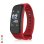 Pulsera de actividad Dam Electronics X1 Bluetooth LCD Negro Rojo 5 días Monitor cardiaco Presión