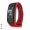 Pulsera de actividad Dam Electronics X1 Bluetooth LCD Negro Rojo 5 días Monitor cardiaco Presión
