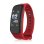 Pulsera de actividad Dam Electronics X1 Bluetooth LCD Negro Rojo 5 días Monitor cardiaco Presión
