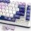 Teclado Redragon K681ACG-RGB-PRO mecánico 75% compacto con triple conectividad y RGB