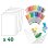 Kit de manualidades Crayola 04-5227 pour enfants, 65 pièces, mallette