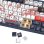 Teclado Redragon K686AK-RGB-PRO EISA mecánico inalámbrico con dial y RGB