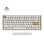 Teclado Keychron K2 HE magnético 75% inalámbrico y RGB blanco