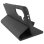 Funda pour mobile Cellularline Book Agenda 2 Folio Cuir Noir RFID pour Galaxy A37