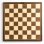 Tablero de ajedrez Fournier F06550 de una sola pieza en madera blanca