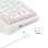 Teclado Redragon Draconic V2 mecánico compacto blanco con RGB y Hot-Swap