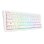 Teclado Redragon Draconic V2 mecánico compacto blanco con RGB y Hot-Swap