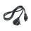Cable de alimentación Akyga AK-NB-08A Híbrido CEE 7/7 a C5 1 m