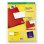 Etiketten für Drucker Avery L7551-25 Transparent A4 Laser 38.1 x 21.2 mm