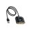 Hub Baseus 4 puertos 480 Mbps Square round USB 3.2 Gen 1 Negro 1 m