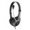 Auriculares Esperanza EH158K avec câble 3,5 mm pour appels et musique noir gris