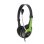 Auriculares Esperanza EH158G con cable alámbricos para música, cable 2 m, negro y verde