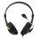 Auriculares Esperanza EH158G con cable alámbricos para música, cable 2 m, negro y verde
