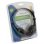 Auriculares Esperanza EH158G con cable alámbricos para música, cable 2 m, negro y verde
